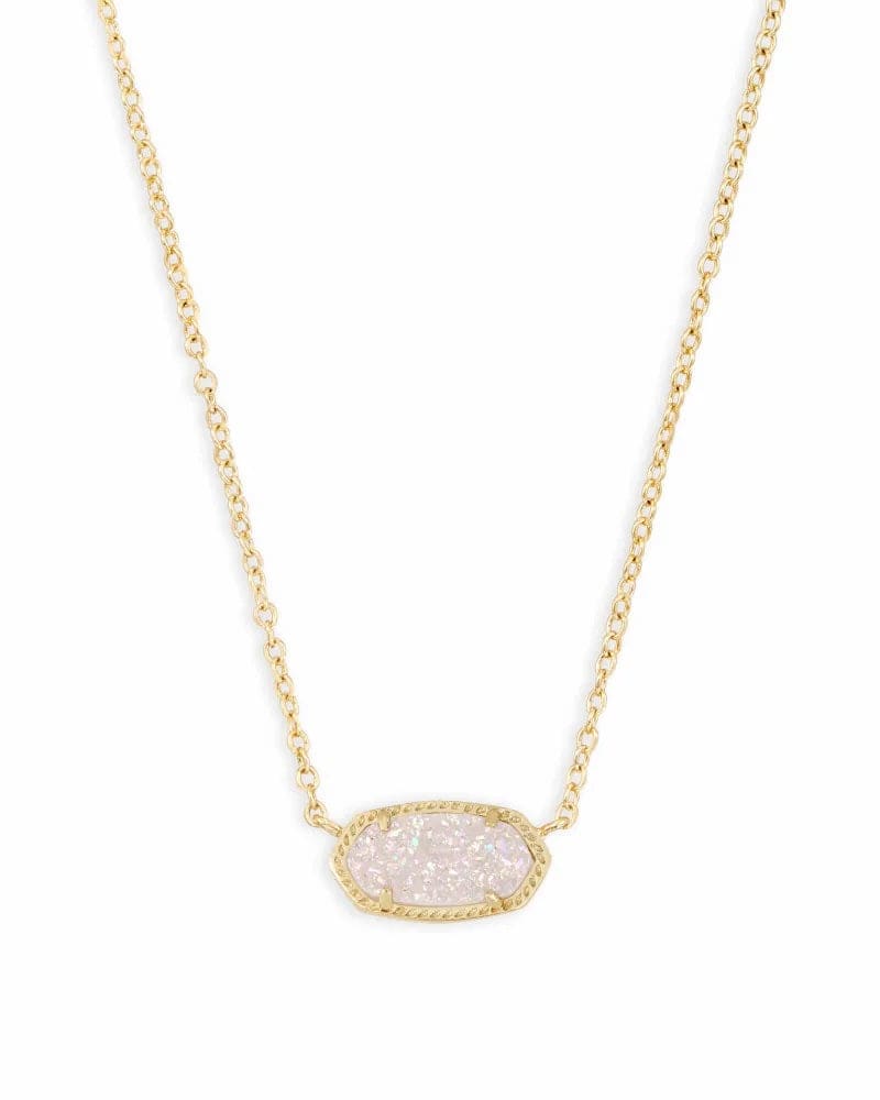 Kendra Scott - Elisa Gold Pendant Necklace in Iridescent Drusy - Findlay Rowe Designs