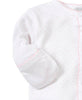 Kissy Kissy - Zip Footie - Kissy Dots- White/Pink - Findlay Rowe Designs