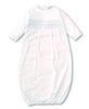 kissy kissy - Hand Smocked CLB Charmed White Sack Gown - Small - Findlay Rowe Designs