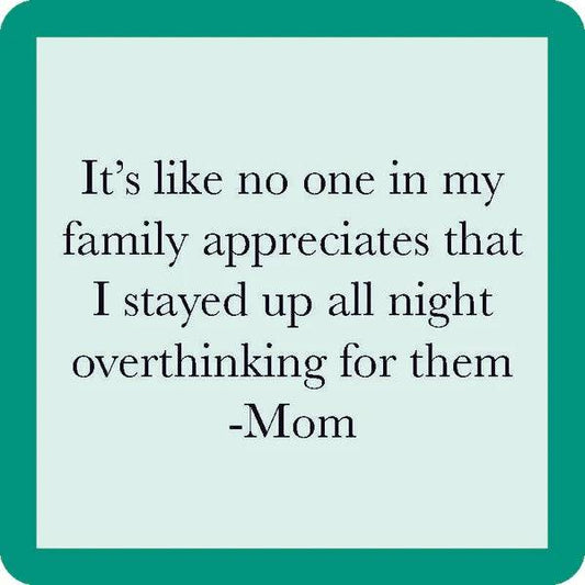 Drinks On Me Coasters - Overthink Mom - Findlay Rowe Designs