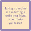 Drinks On Me Coasters - Broke Best Friend - Findlay Rowe Designs