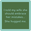 Drinks On Me Coasters - She Hugged Me - Findlay Rowe Designs