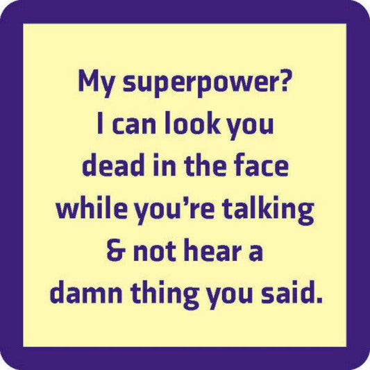 Drinks On Me Coasters - Superpower - Findlay Rowe Designs
