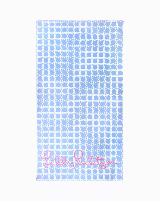 Lilly Pulitzer - Beach Towel - Frenchie Blue X Resort White Caning - Findlay Rowe Designs