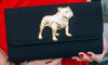 Avery Clutch - Black - Bulldog - Findlay Rowe Designs