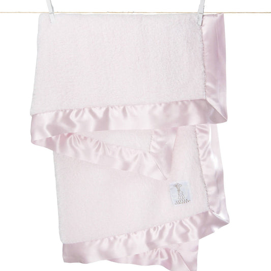 Little Giraffe - Chenille Baby Blanket - Pink - Findlay Rowe Designs