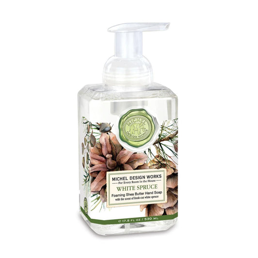 MICHEL DESIGN WORKS: WHITE SPRUCE FOAMING HAND SOAP - Findlay Rowe Designs