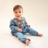 Mud Pie - Smocked Denim Baby Bodysuit - Findlay Rowe Designs