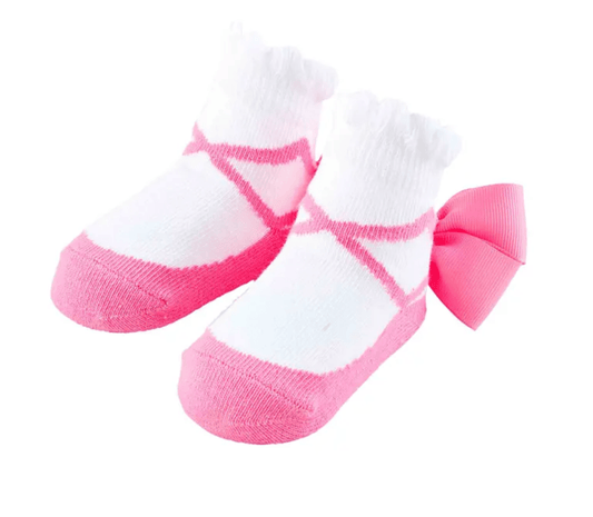 Mud Pie - BALLET BOW BABY SOCKS - Findlay Rowe Designs