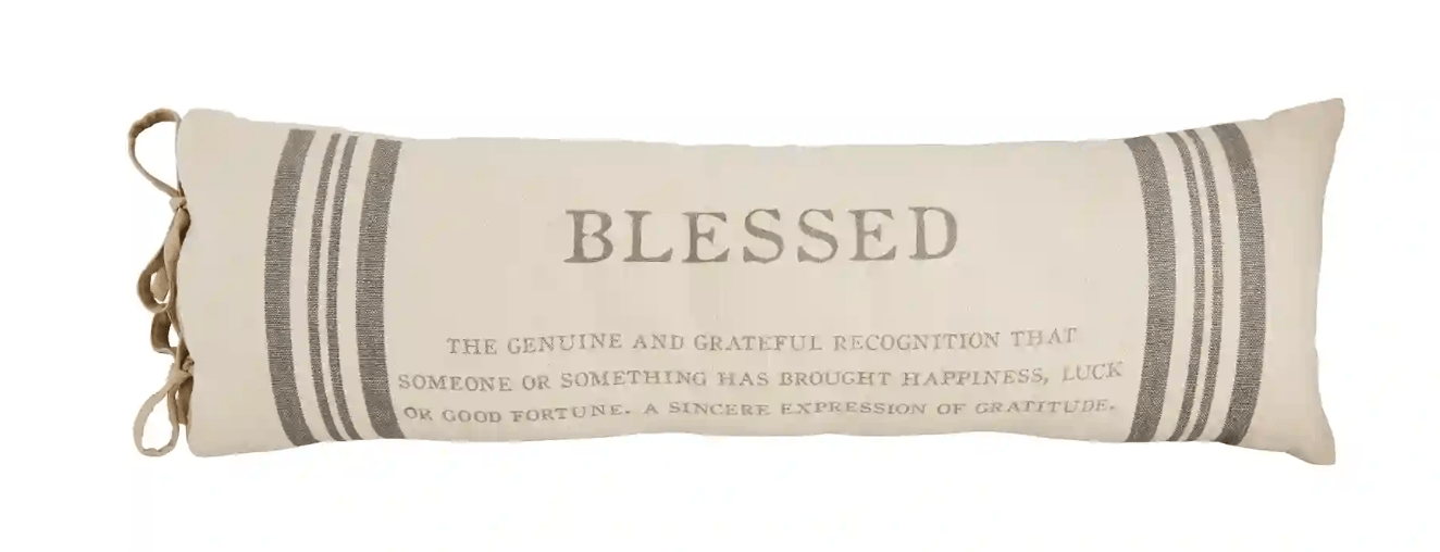 Mud Pie - Blessed Definition Pillow - Findlay Rowe Designs