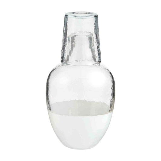 Mud Pie - Carafe Set -  White  Glass - Findlay Rowe Designs