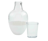 Mud Pie - Carafe Set -  White  Glass - Findlay Rowe Designs