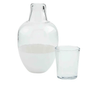 WHITE GLASS CARAFE SET - Findlay Rowe Designs