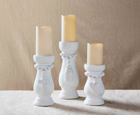 Mud Pie - Candleholder - Bead Pendant - Findlay Rowe Designs
