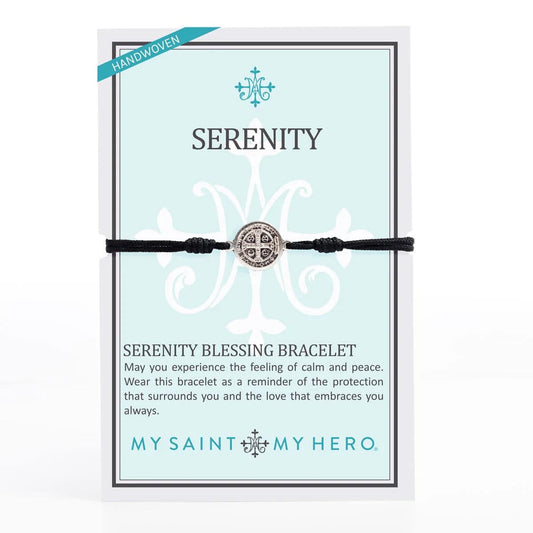 My Saint My Hero - Serenity Blessing Bracelet - Black - Findlay Rowe Designs