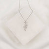 My Saint My Hero - Faithful Light Three Cross Necklace in Silver - Findlay Rowe Designs