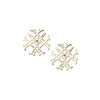 Natalie Wood - Logo Stud Earrings - Gold - Findlay Rowe Designs