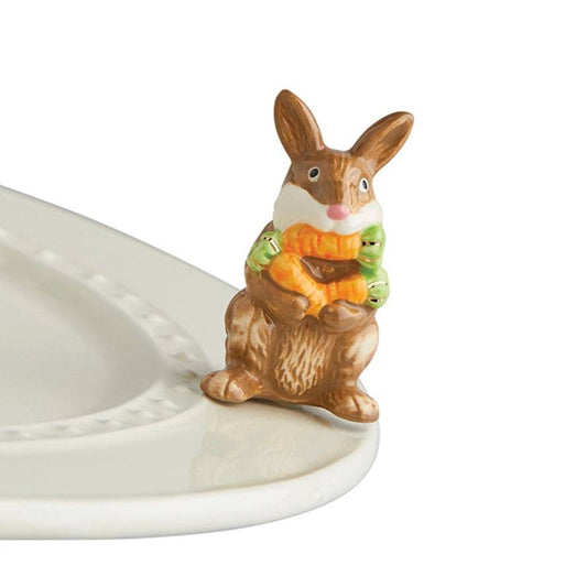 NORA FLEMING FUNNY BROWN BUNNY MINI A226 - Findlay Rowe Designs