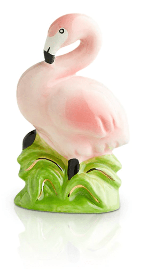 NORA FLEMING TICKLED PINK FLAMINGO MINI A205 - Findlay Rowe Designs