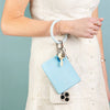 Gingham Sweet Carolina Blue - Silicone Big O® Key Ring - Findlay Rowe Designs