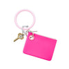 Gingham Tickled Pink - Silicone Big O® Key Ring - Findlay Rowe Designs