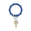 Midnight Navy Bamboo - Silicone Big O® Key Ring - Findlay Rowe Designs