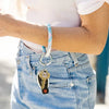 Pastel Marble - Silicone Big O® Key Ring - Findlay Rowe Designs