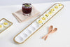 Pampa Bay - Deviled egg tray - Long - White/Gold - Findlay Rowe Designs