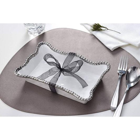 Pampa Bay - Porcelain Dinner Napkin/Guest Towel Holder - Findlay Rowe Designs