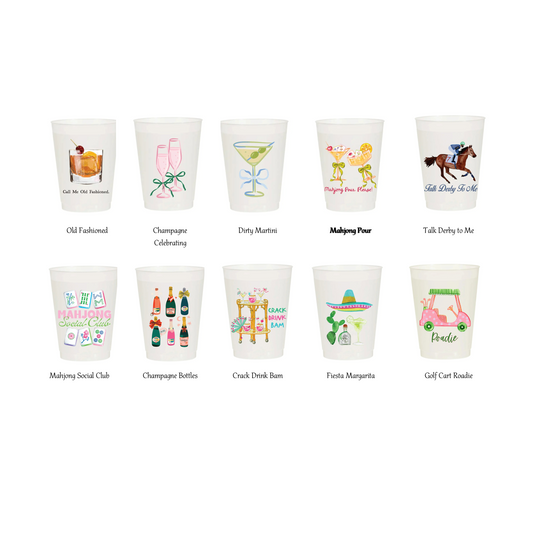 Frosted Party Cup - Set of 6