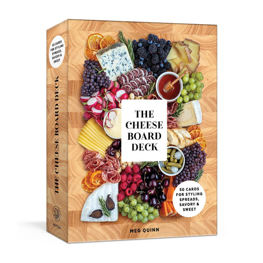 BESTSELLER Meg Quinn, Shana Smith: The Cheese Board Deck: 50 Cards for Styling Spreads, Savory and Sweet - Findlay Rowe Designs