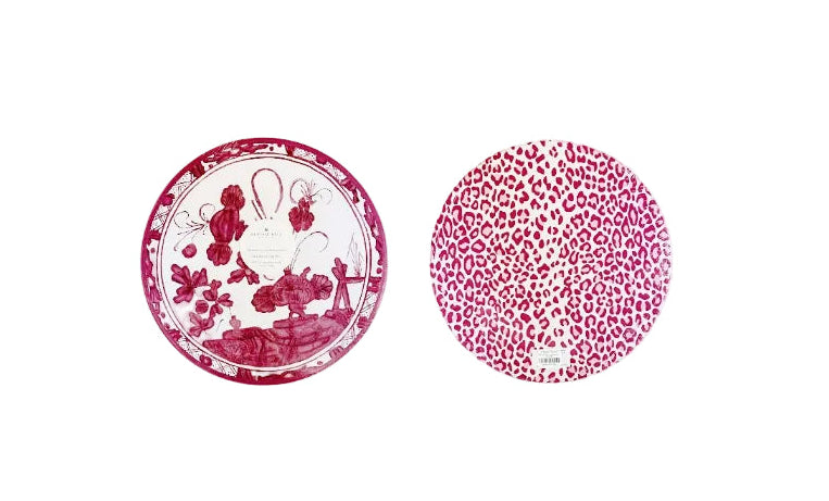 Beatriz Ball - Placemats - Faenza & Leopard Reversible - Pink - Findlay Rowe Designs