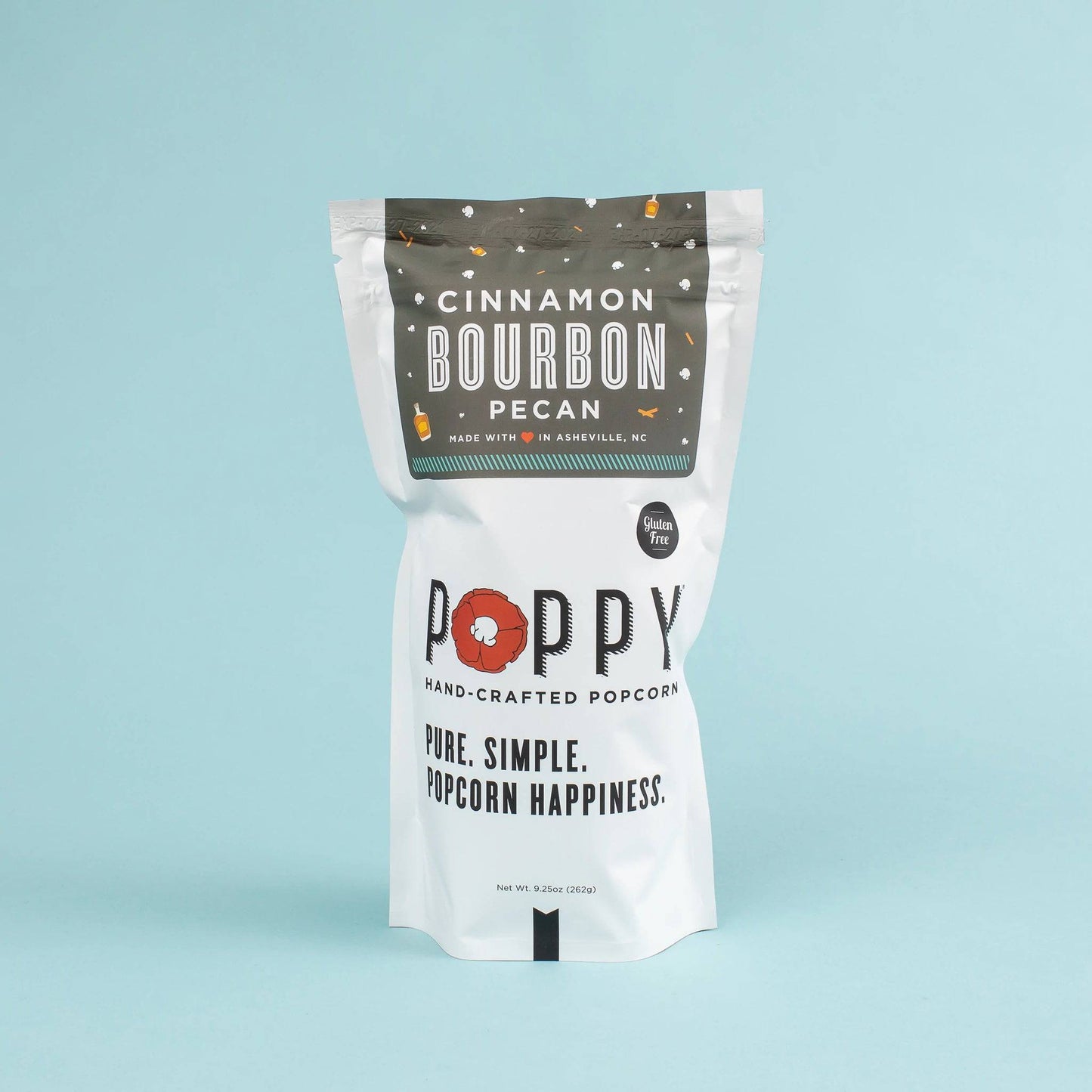 POPPY POPCORN - Cinnamon Bourbon Pecan Market Bag - Findlay Rowe Designs