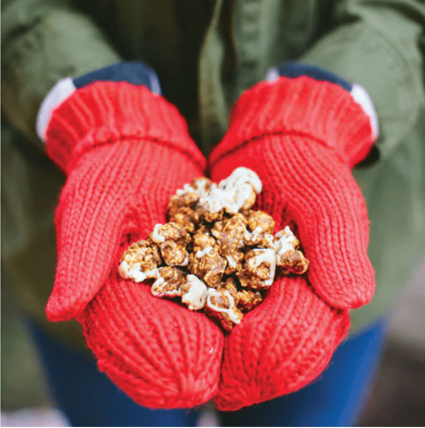 Poppy Popcorn - Reindeer Crunch Popcorn Market Bag - Findlay Rowe Designs
