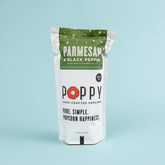 Poppy Popcorn - Parmesan & Black Pepper Market Bag - Findlay Rowe Designs