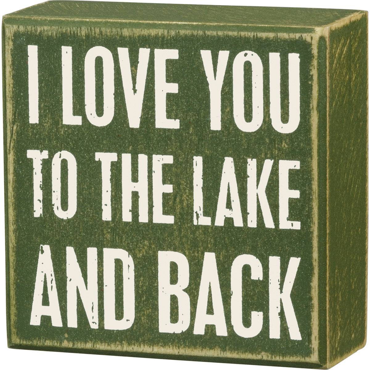 Box Sign - Lake And Back - Findlay Rowe Designs