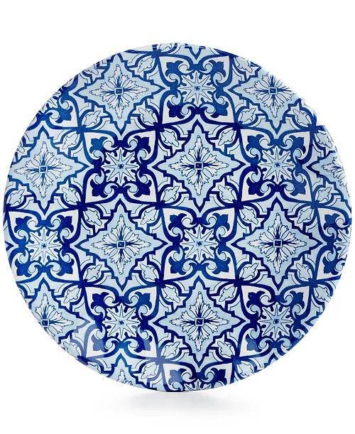 Talavera Azul Collection Melamine 5.5" Appetizer Plate - Findlay Rowe Designs