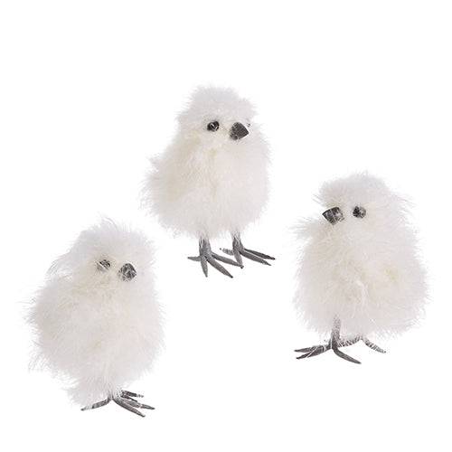 4.5" White Silky Chick - Findlay Rowe Designs