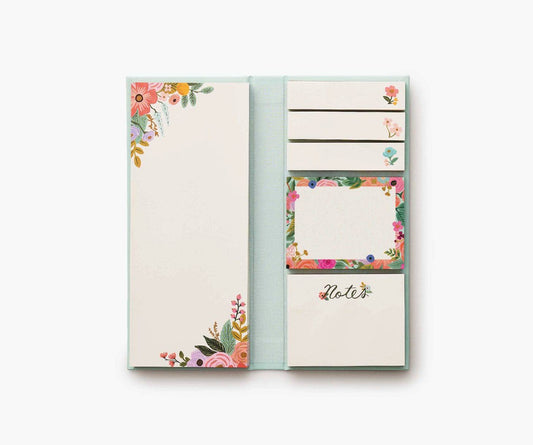 RIFLE PAPER COMPANY- GARDEN PARTY STICKY NOTE FOLIO - Findlay Rowe Designs