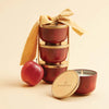 Thymes - Simmered Cider Poured Candle Tin - Gold Lid