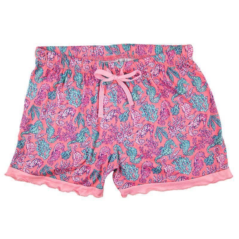 SIMPLY SOUTHERN - Lounge Shorts - SEA HORSES - Findlay Rowe Designs