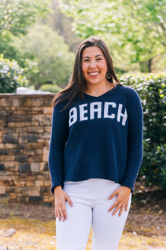 Simply Southern Everyday Beach Sweater for Women in Blue - Findlay Rowe Designs