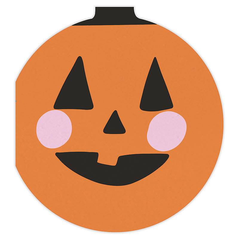 Jack O' Lantern - Shaped Napkin - Findlay Rowe Designs