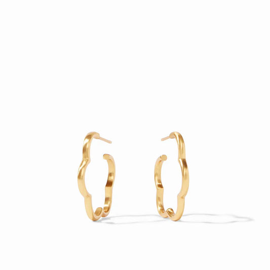 Julie Vos - Gardenia Hoop - Gold - Findlay Rowe Designs