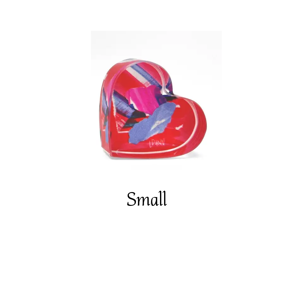 Lauren Dunn - Acrylic Art - Hearts - Findlay Rowe Designs