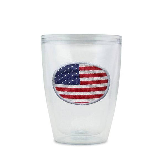 Smathers & Branson Big Flag Needlepoint Tumbler - Findlay Rowe Designs