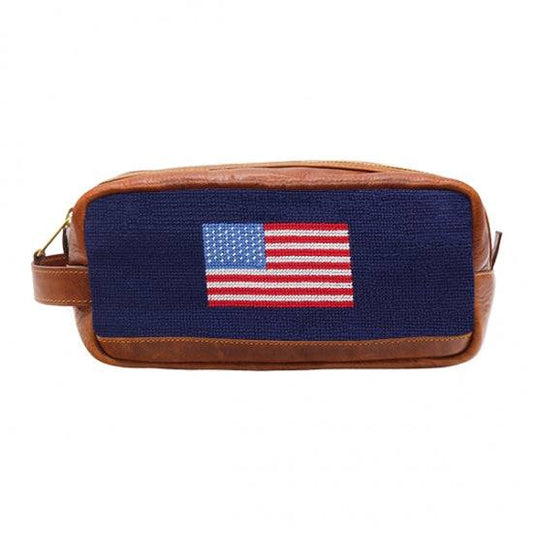 American Flag Needlepoint Toiletry Bag - Findlay Rowe Designs