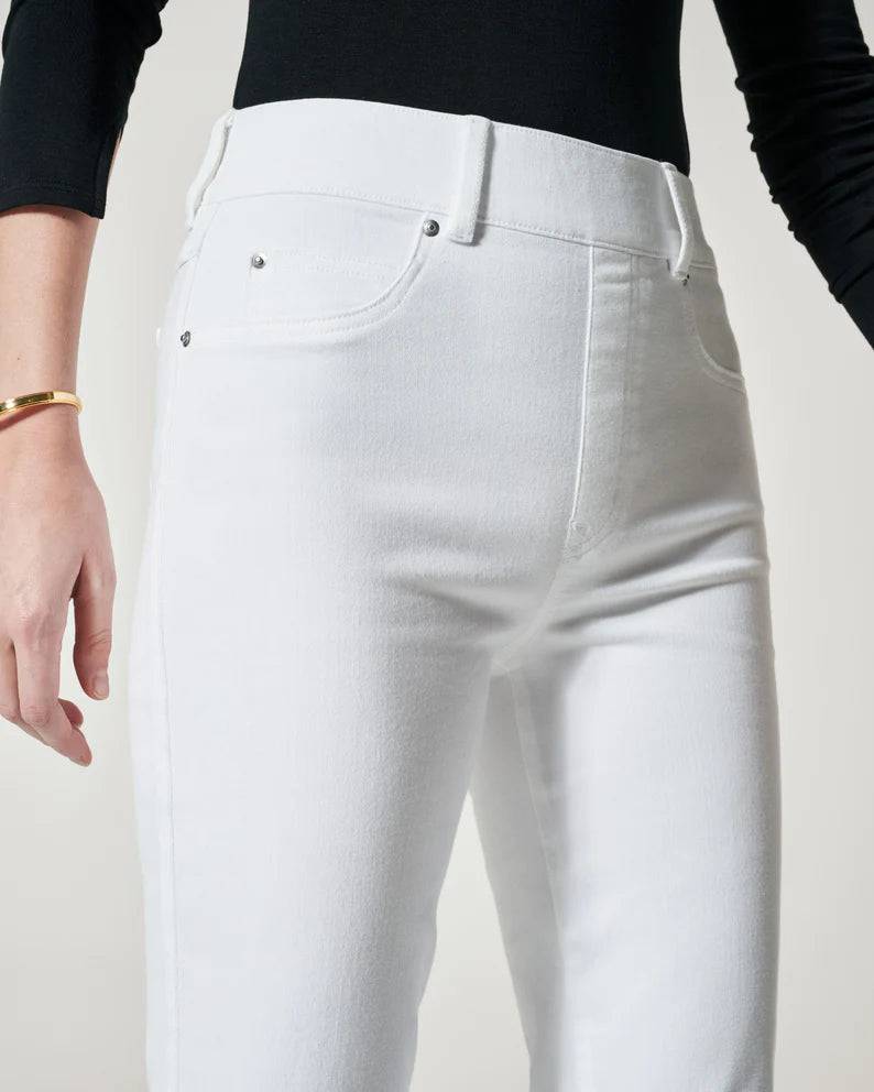Spanx - Ankle Straight Leg Jeans, White - Findlay Rowe Designs