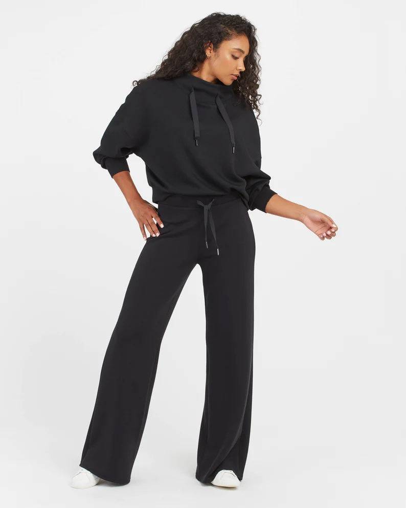Spanx - AirEssentials Wide Leg Pant - Black - Findlay Rowe Designs
