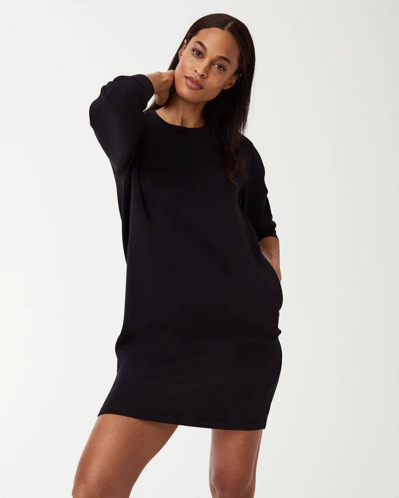 Spanx AirEssentials Crew Neck Dress Very Black XS Spanx AirEssentials Crew Neck Dress Very Black XS